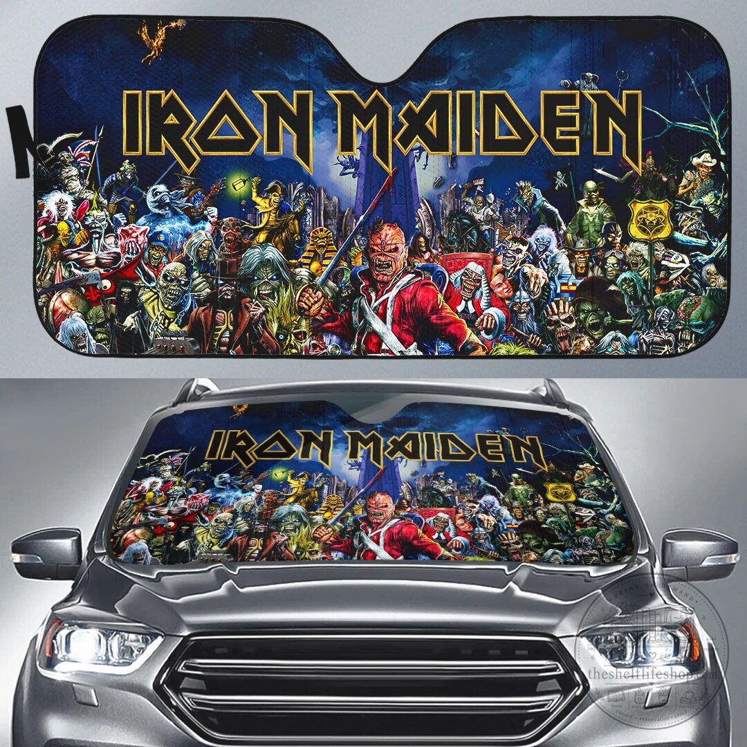 Iron Maiden Auto Sun Shade - HOATT20413 4 Iron Maiden Auto Sun Shade - HOATT20413