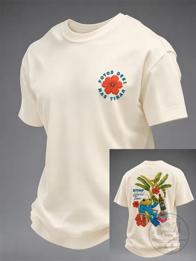 Puerto Rico Coqui Frog World Tour Graphic T-Shirt
