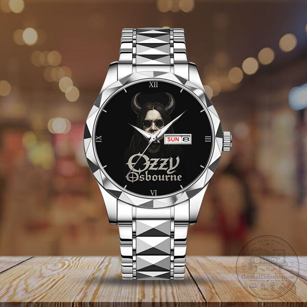 Stainless Steel Quartz Watch Featuring Ozzy Osbourne Heavy Metal Rock Band Design 10 Stainless Steel Quartz Watch Featuring Ozzy Osbourne Heavy Metal Rock Band Design