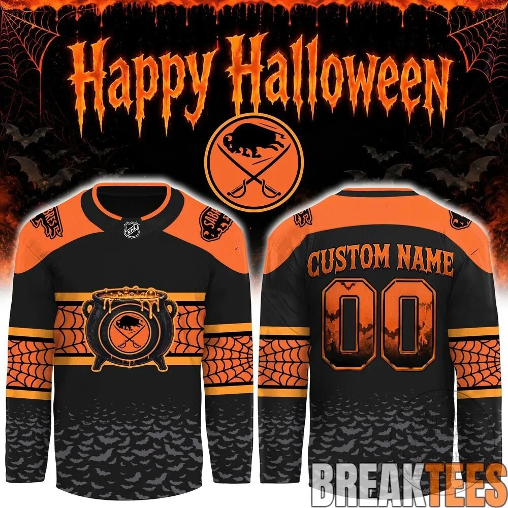 Buffalo Sabres Halloween Custom Hockey Jersey