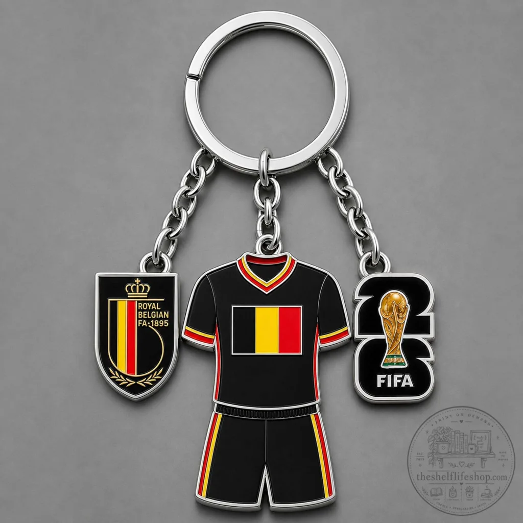 Belgium National Football Team World Cup 2026 FIFA Champions Keychain Belgium National Football Team World Cup 2026 FIFA Champions Keychain