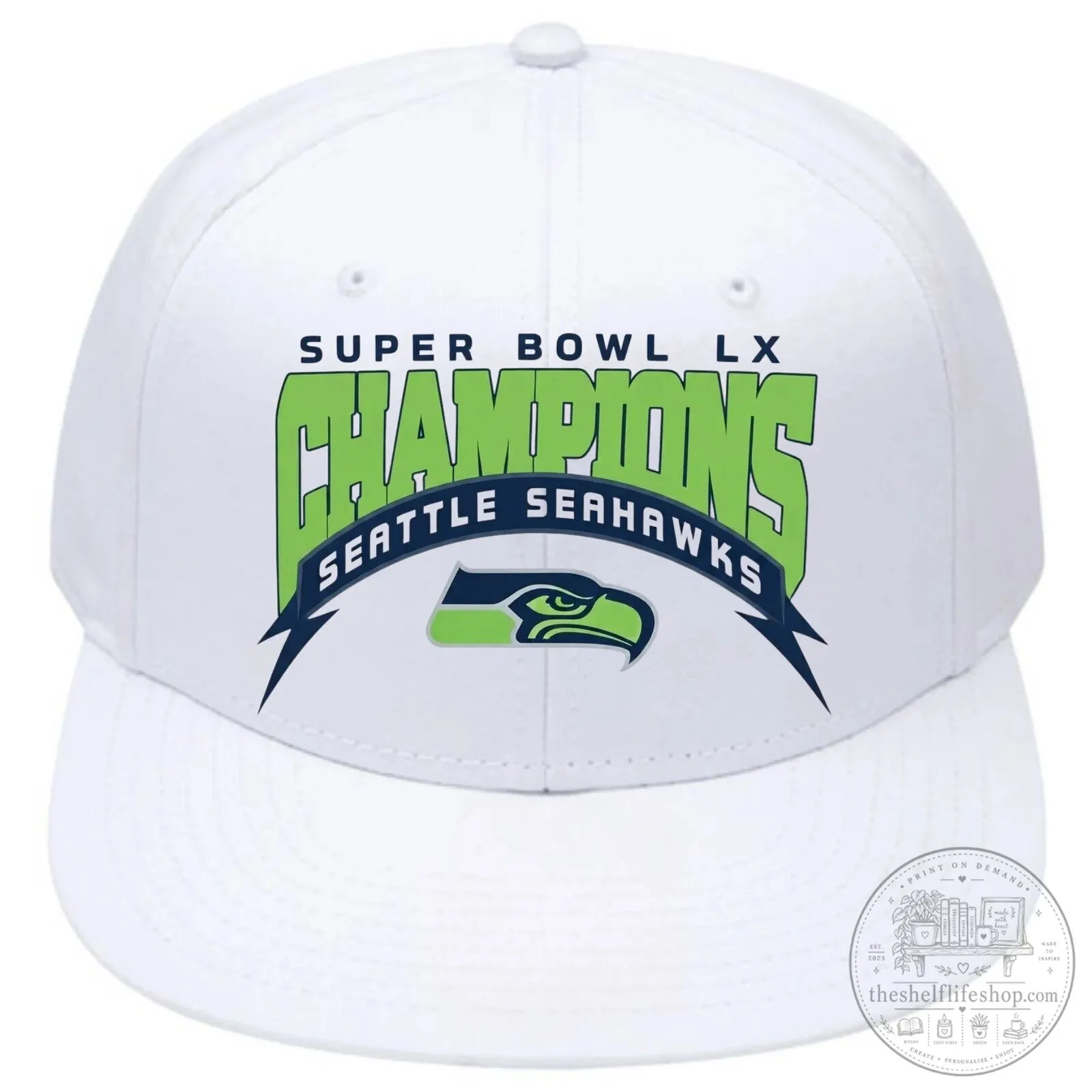 Snapback Hat for Seattle Seahawks Super Bowl LX Champions 12 Snapback Hat for Seattle Seahawks Super Bowl LX Champions