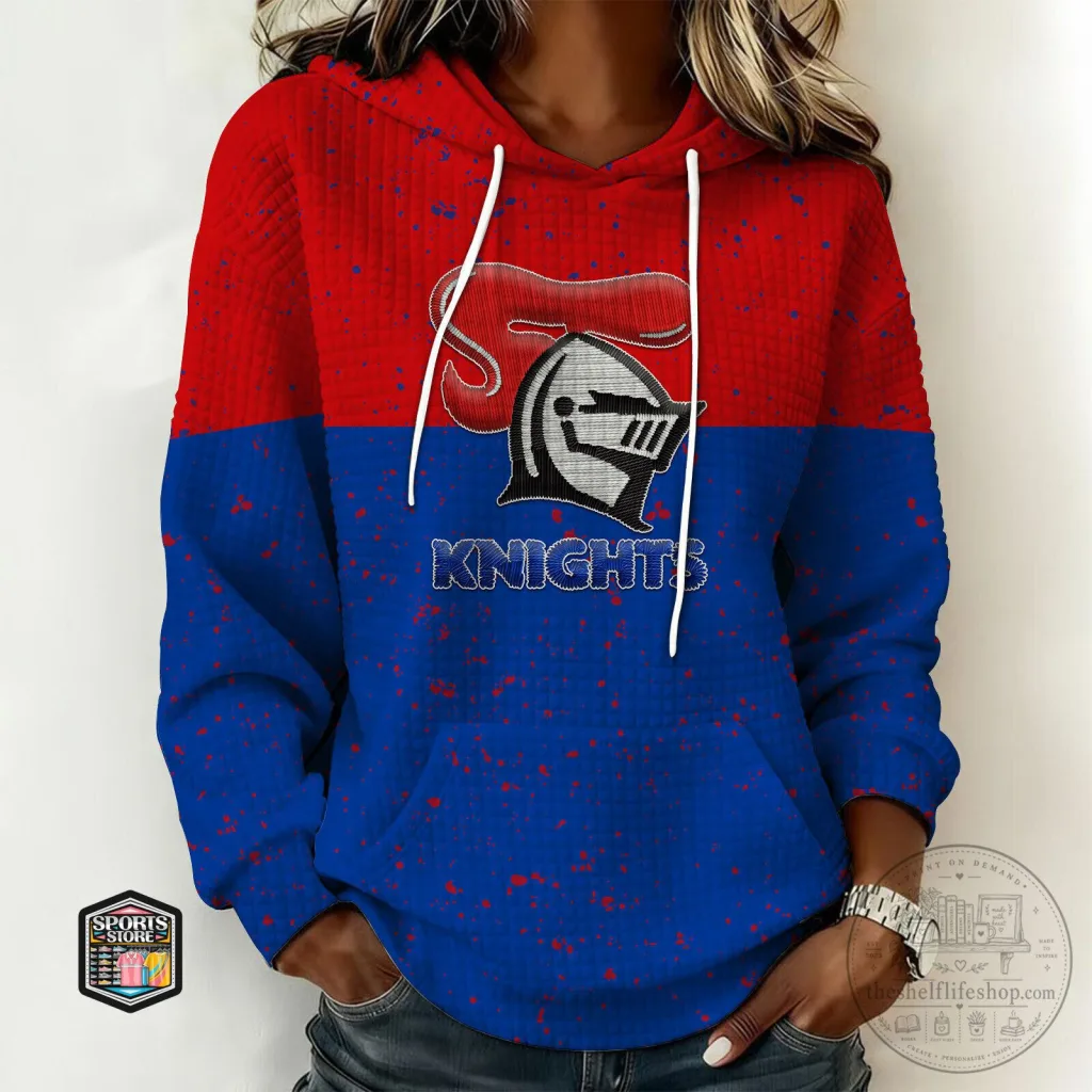 Newcastle Knights Rugby League Football Team Logo Hoodie Newcastle Knights Rugby League Football Team Logo Hoodie