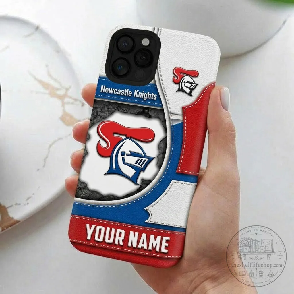 Newcastle Knights Personalized Rugby League Phone Case