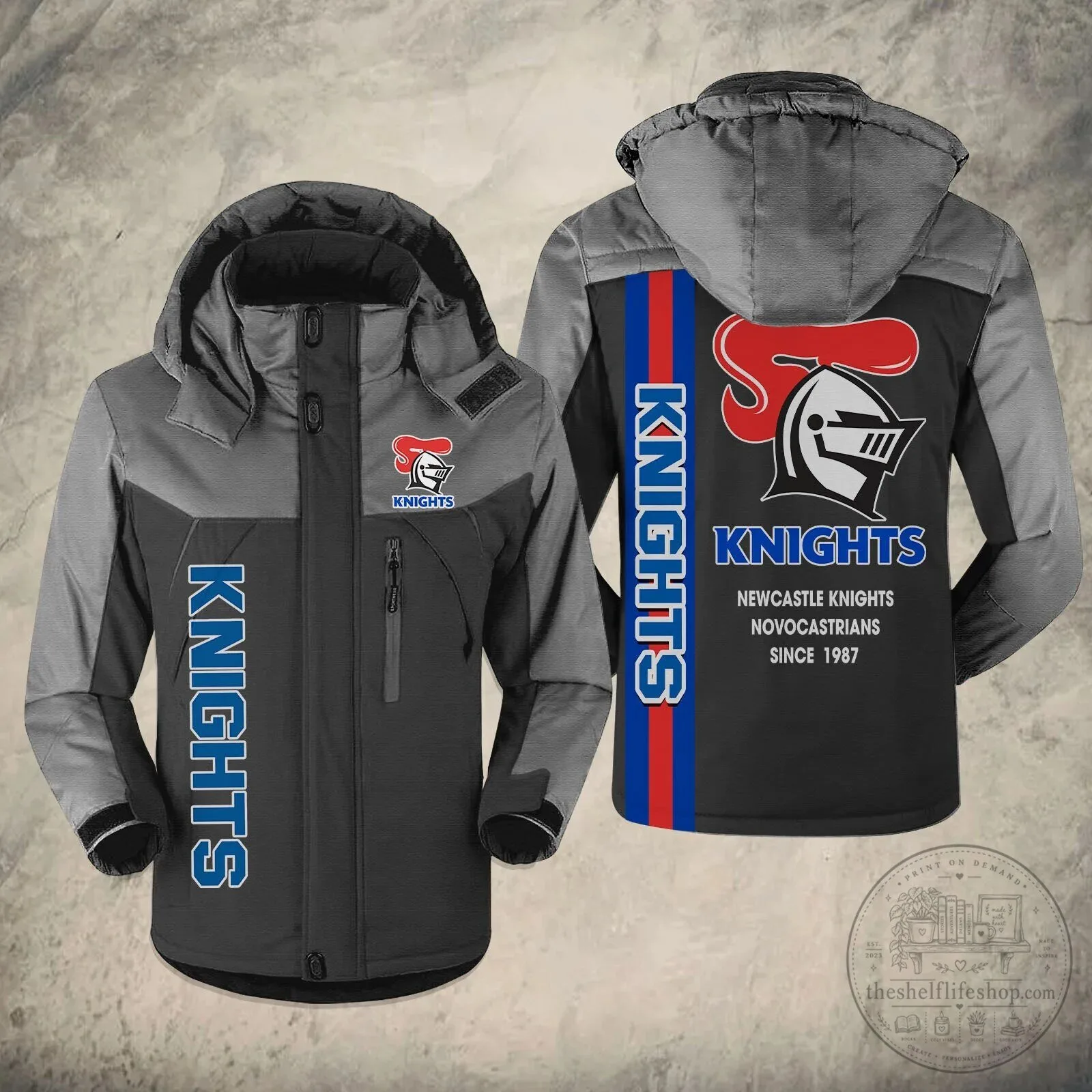 Newcastle Knights Rugby League Football Club Fan Jacket