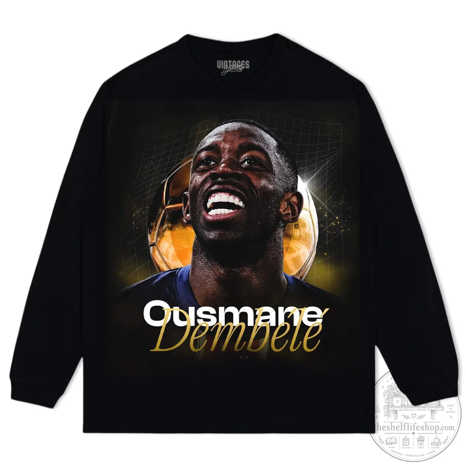 Ousmane Dembele Football Star Graphic Print Black Short Sleeve T-Shirt 17 Ousmane Dembele Football Star Graphic Print Black Short Sleeve T-Shirt