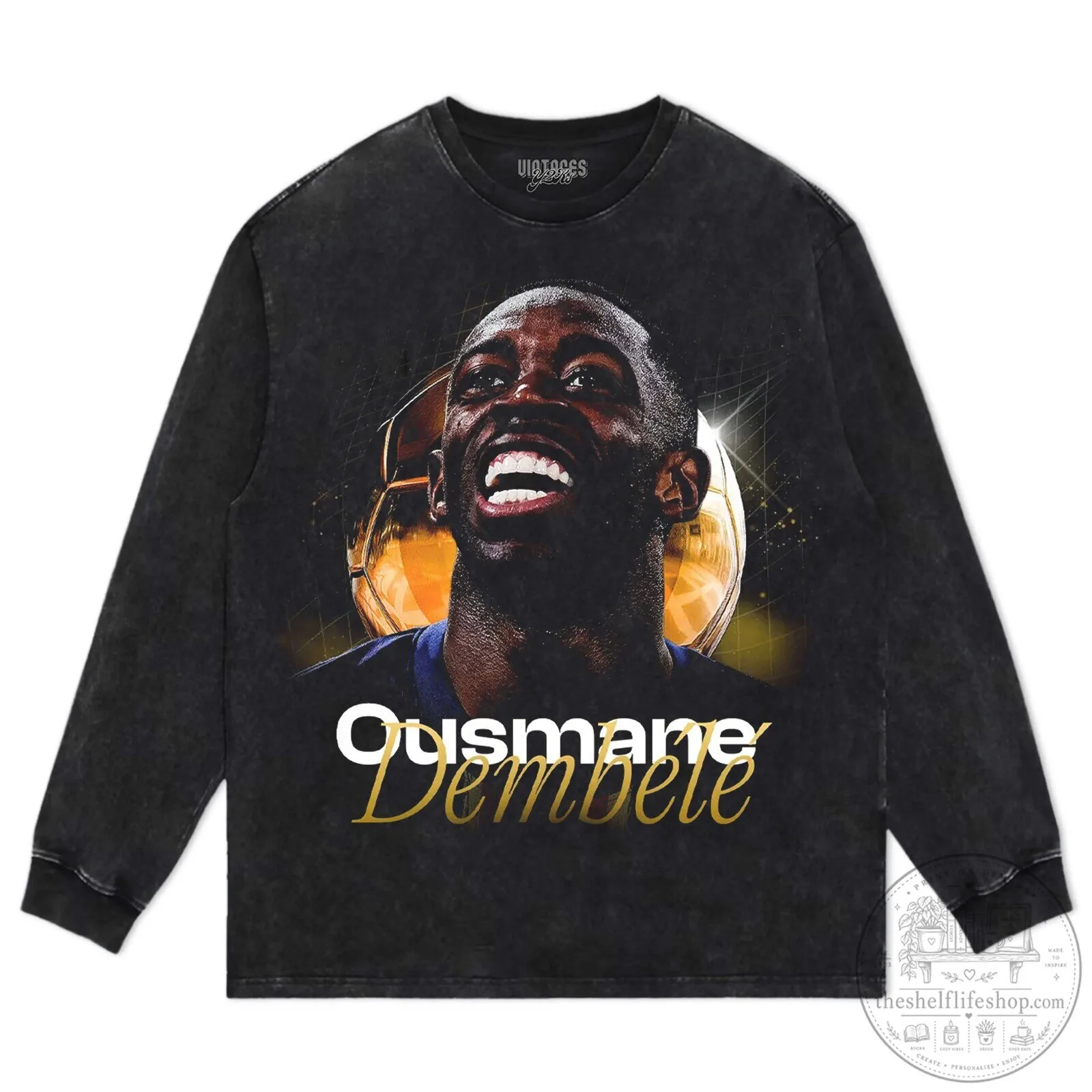 Ousmane Dembele Football Star Graphic Print Black Short Sleeve T-Shirt 18 Ousmane Dembele Football Star Graphic Print Black Short Sleeve T-Shirt