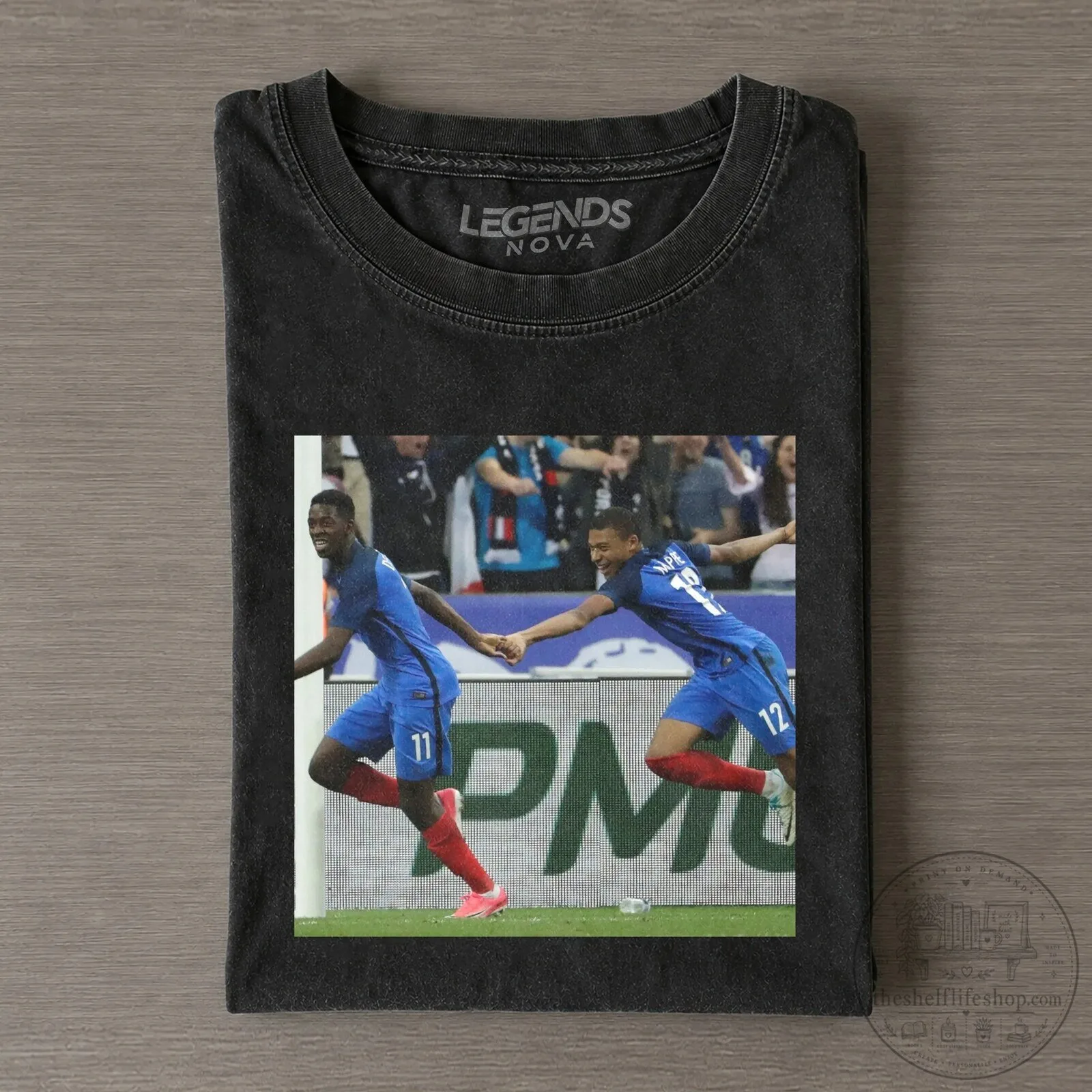 Ousmane Dembele Kylian Mbappe France Soccer T-Shirt