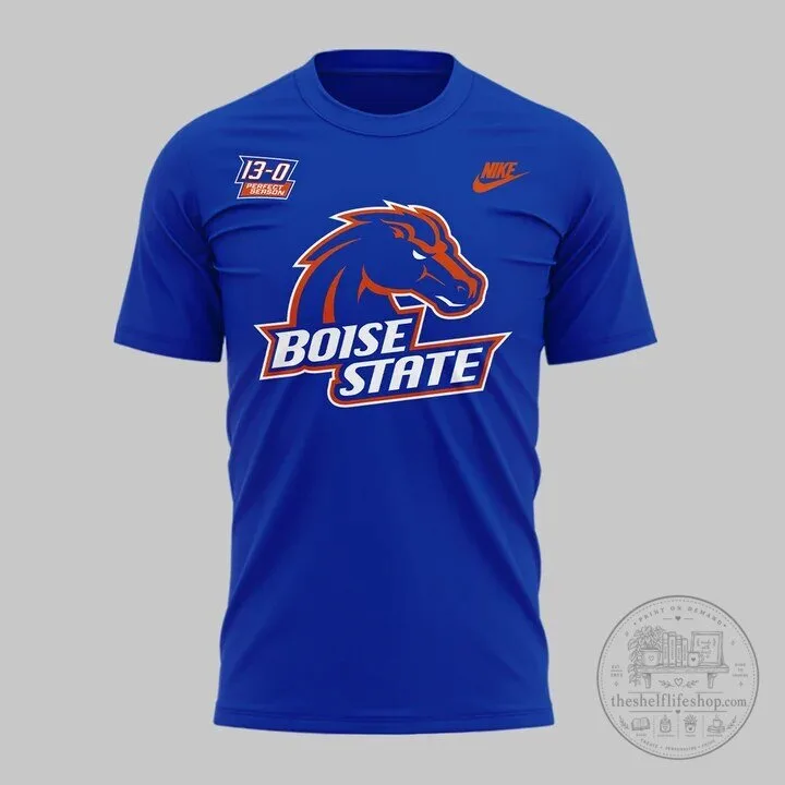 Boise State Broncos Football Fiesta Bowl 20th Anniversary T-Shirt 10 Boise State Broncos Football Fiesta Bowl 20th Anniversary T-Shirt