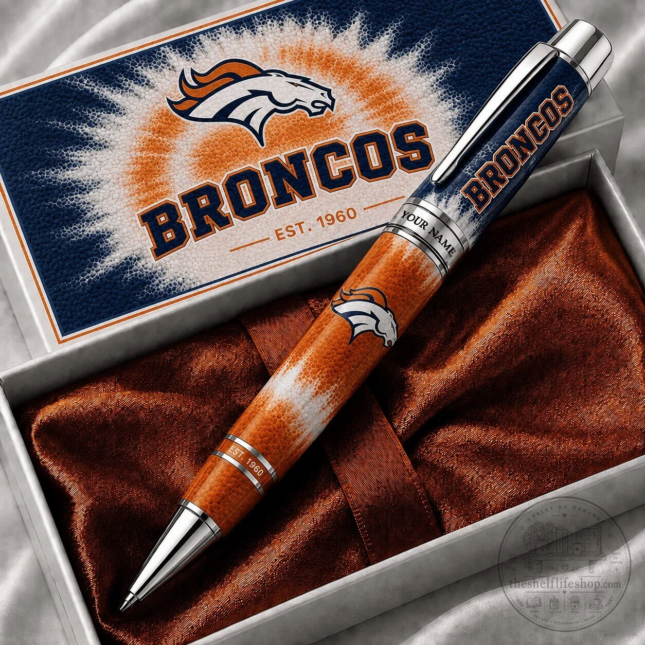 Denver Broncos NFL Football Team Personalized Ballpoint Pen