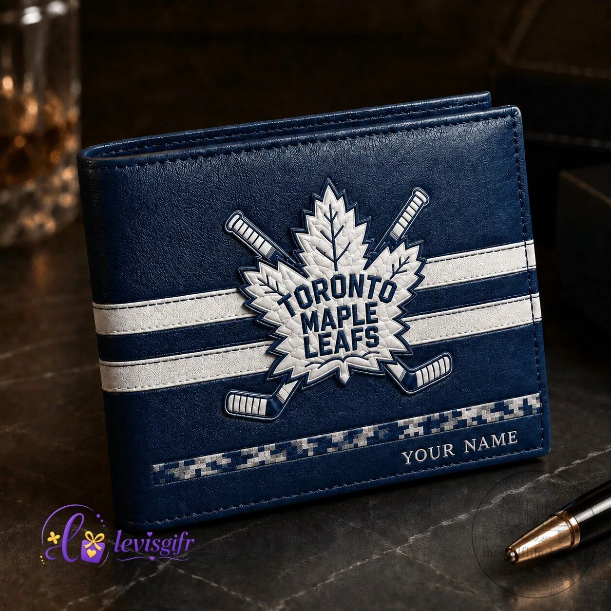 Toronto Maple Leafs Personalized Hockey Fan Wallet