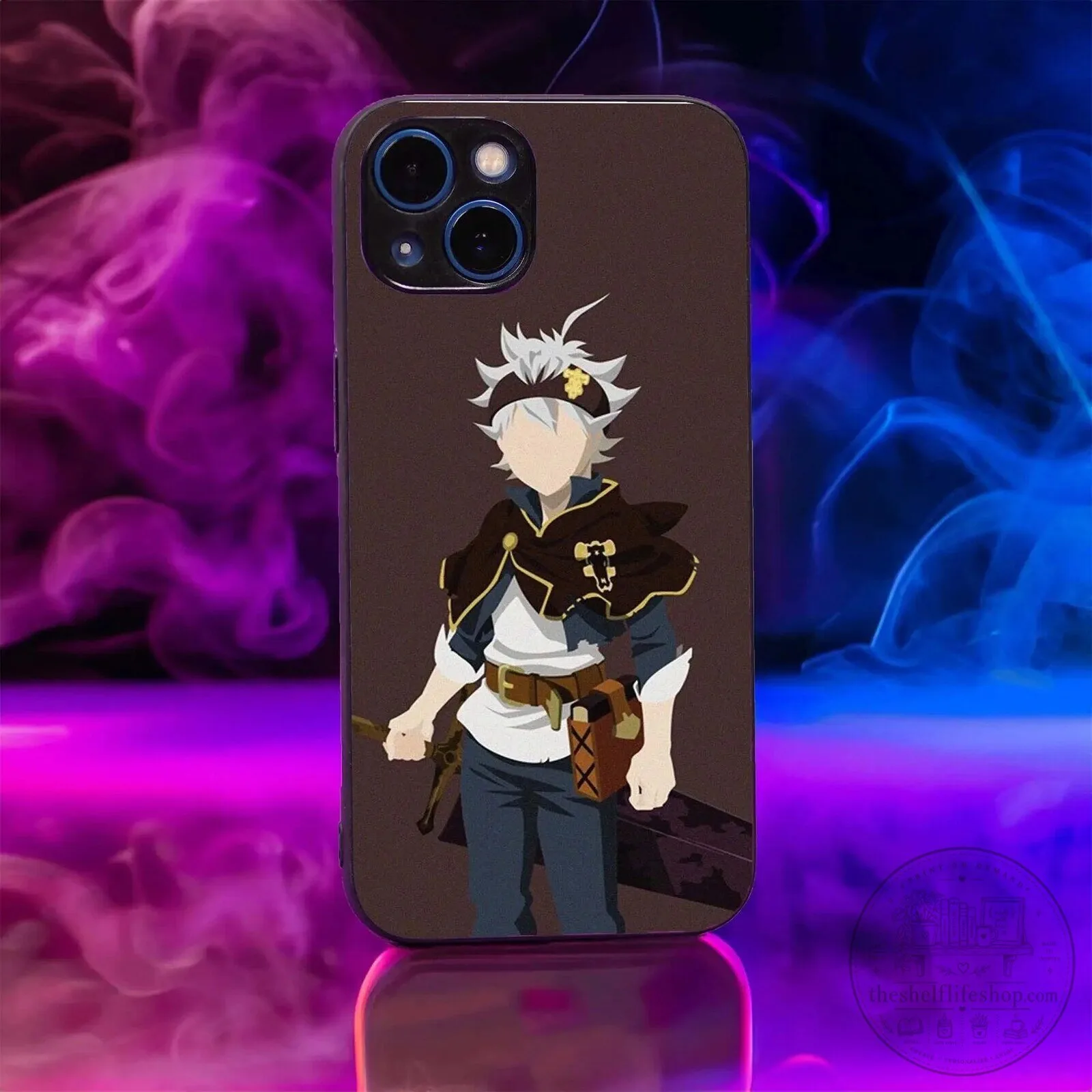 Black Clover Asta Anime Character Art Phone Case for iPhone and Android