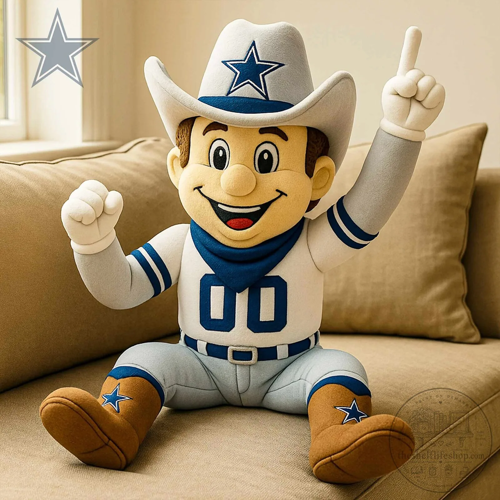 Dallas Cowboys Mascot Plush Stuffed Animal Toy