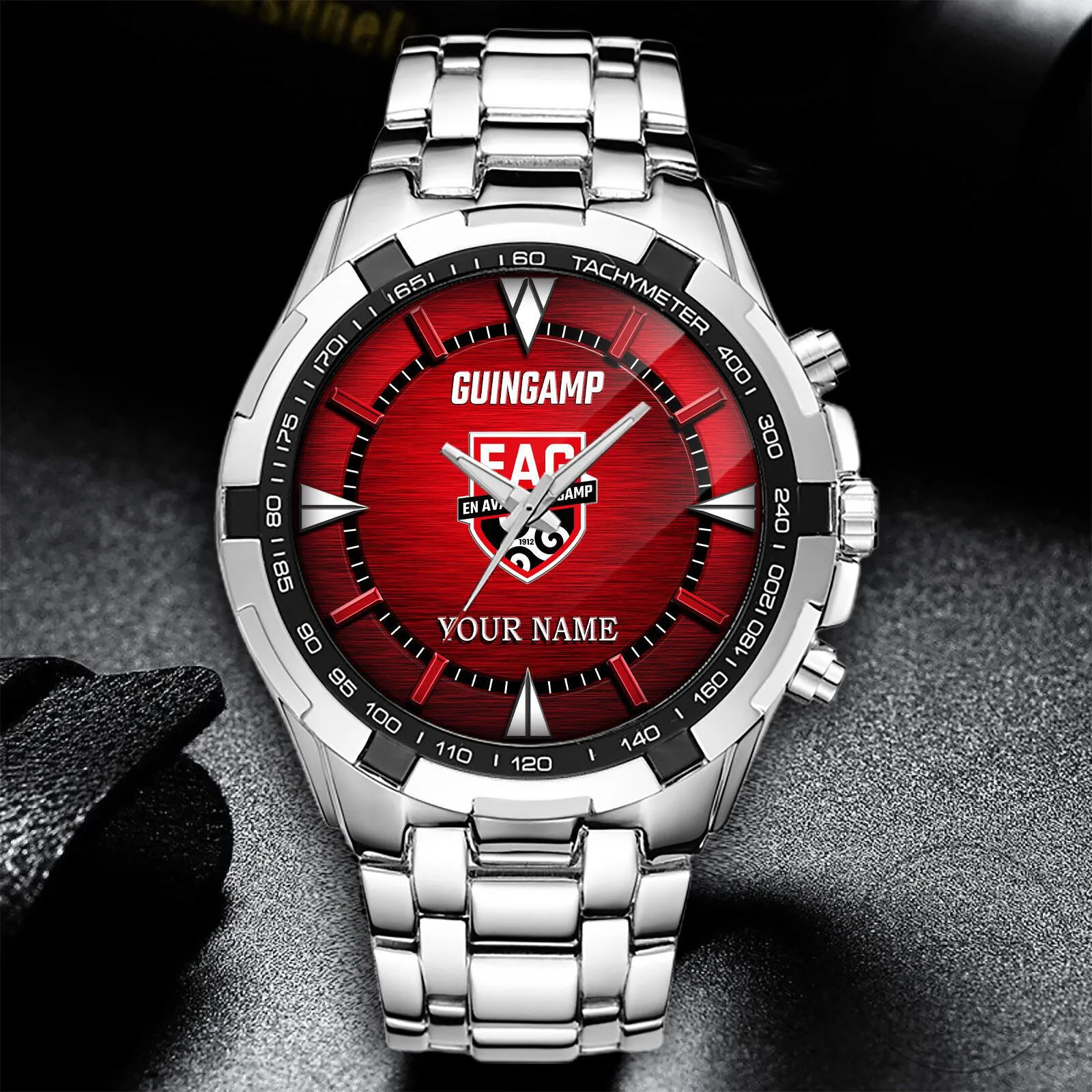 En Avant Guingamp Football Club Stainless Steel Watch