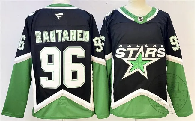 Dallas Stars Mikko Rantanen Black 2025 Alternate Stitched Hockey Jersey