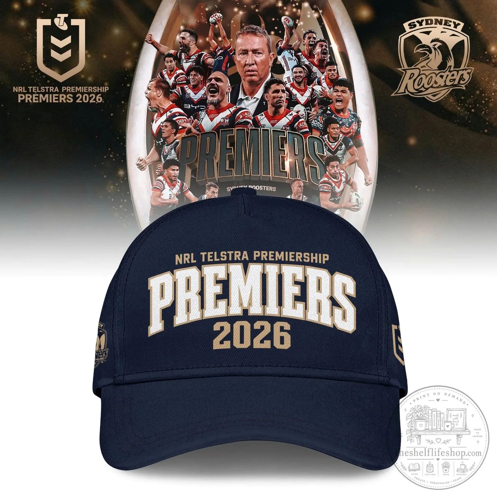 2026 Polo Shirt Celebrating Sydney Roosters as National Rugby League Champions 7 2026 Polo Shirt Celebrating Sydney Roosters as National Rugby League Champions