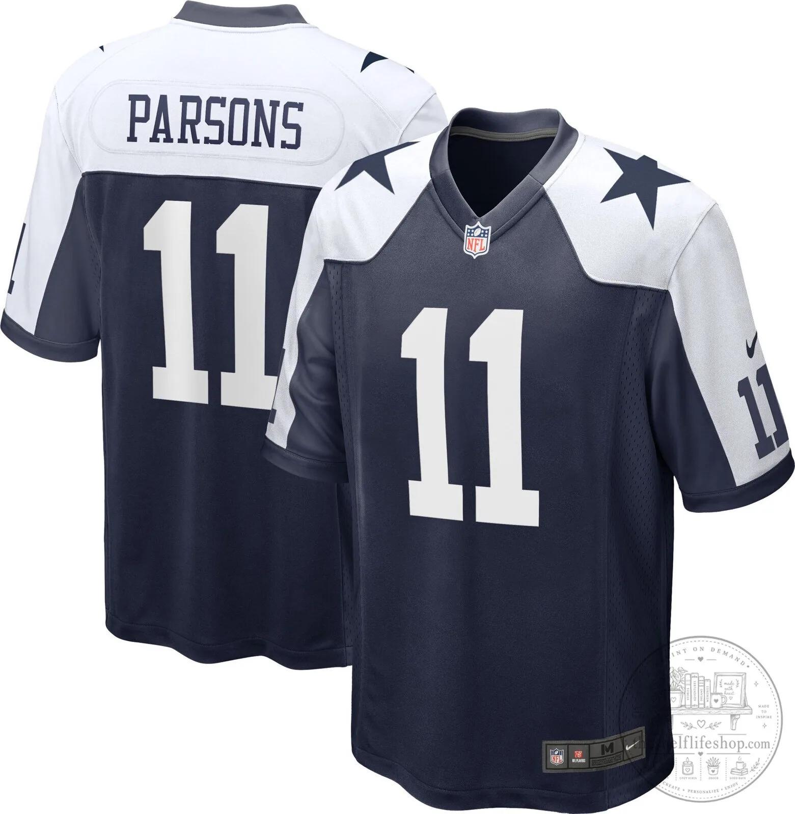 Dallas Cowboys Micah Parsons Number 11 NFL Football Jersey