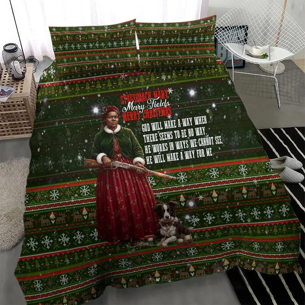 Stagecoach Mary Fields Christmas Holiday Bedding Set 13 Stagecoach Mary Fields Christmas Holiday Bedding Set