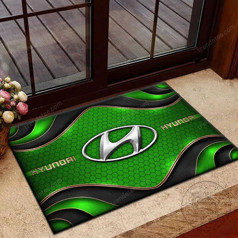 Hyundai Motor Company Blue Honeycomb Pattern Welcome Doormat 13 Hyundai Motor Company Blue Honeycomb Pattern Welcome Doormat
