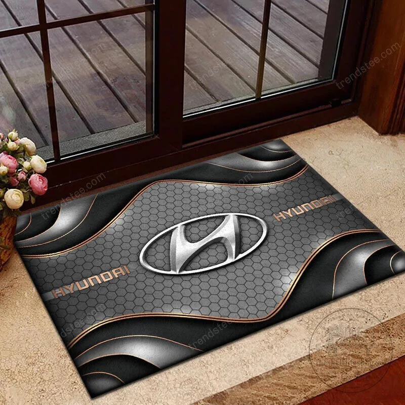 Hyundai Motor Company Blue Honeycomb Pattern Welcome Doormat 14 Hyundai Motor Company Blue Honeycomb Pattern Welcome Doormat