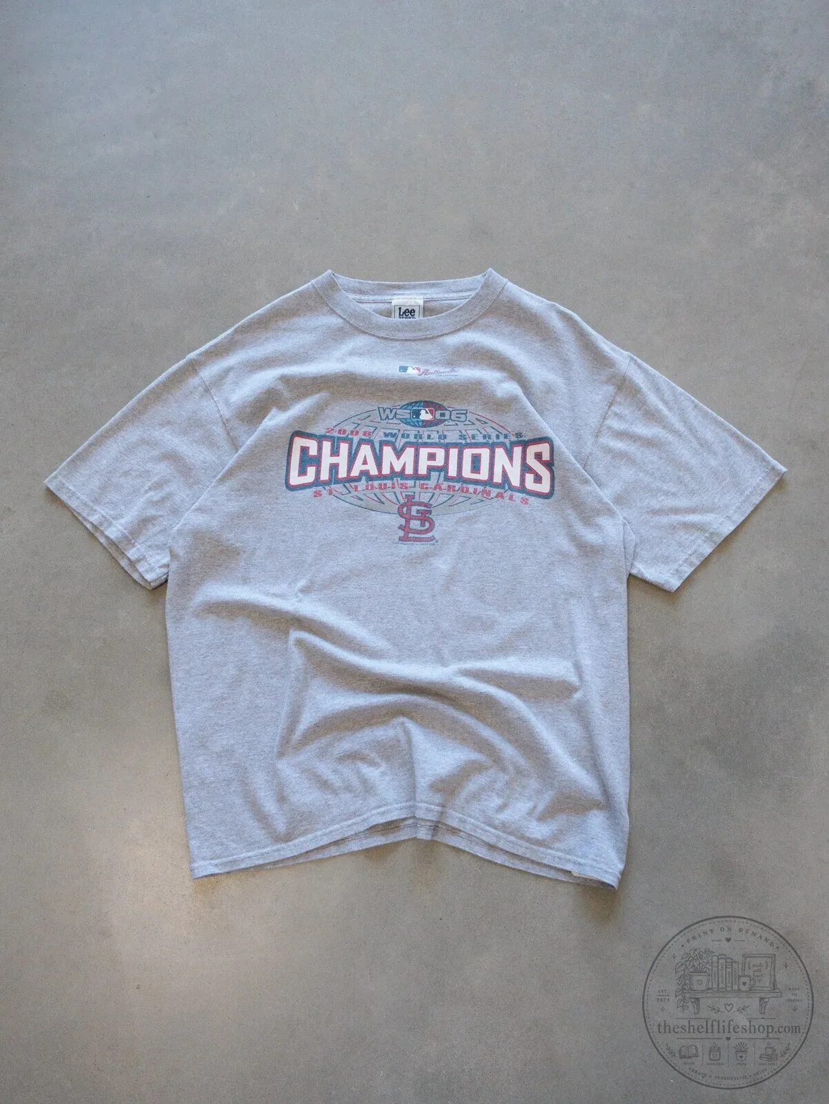 Vintage 2006 Lee Sport St. Louis Cardinals World Series Champions Tee (L)