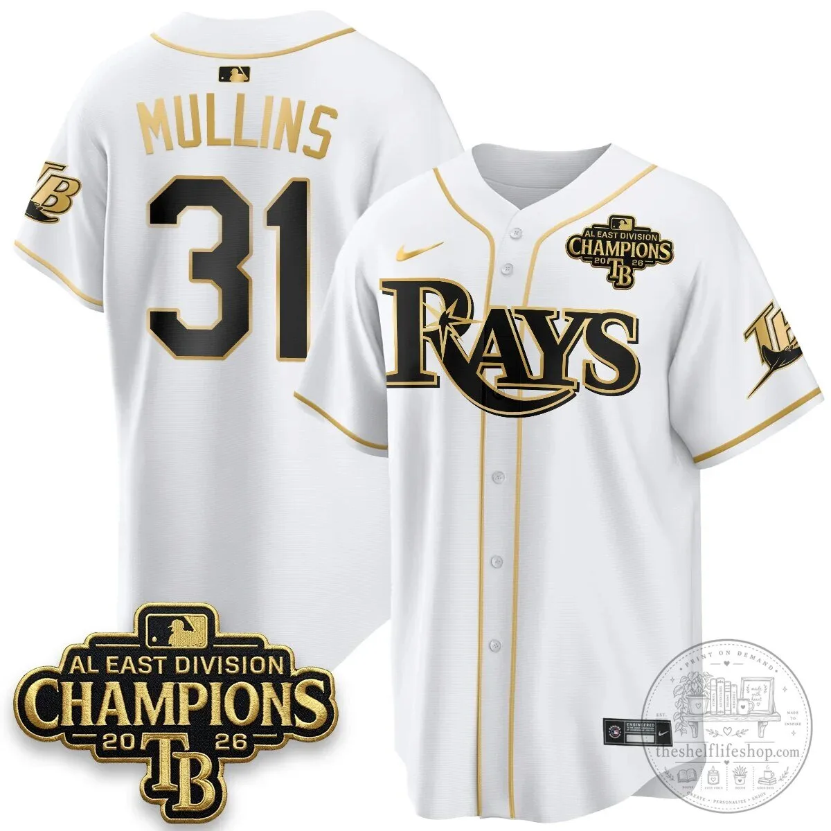 Yandy Diaz Baseball Jersey - 2026 AL East Division Champions, Tampa Bay Rays 63 Yandy Diaz Baseball Jersey - 2026 AL East Division Champions, Tampa Bay Rays