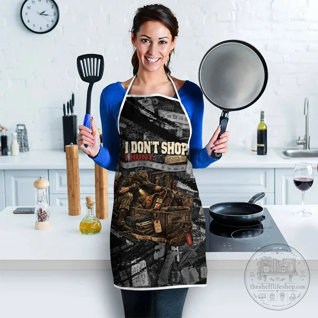 Archive Hunter I Don't Shop I Hunt Vintage Streetwear Grunge Collage Apron 13 Archive Hunter I Don