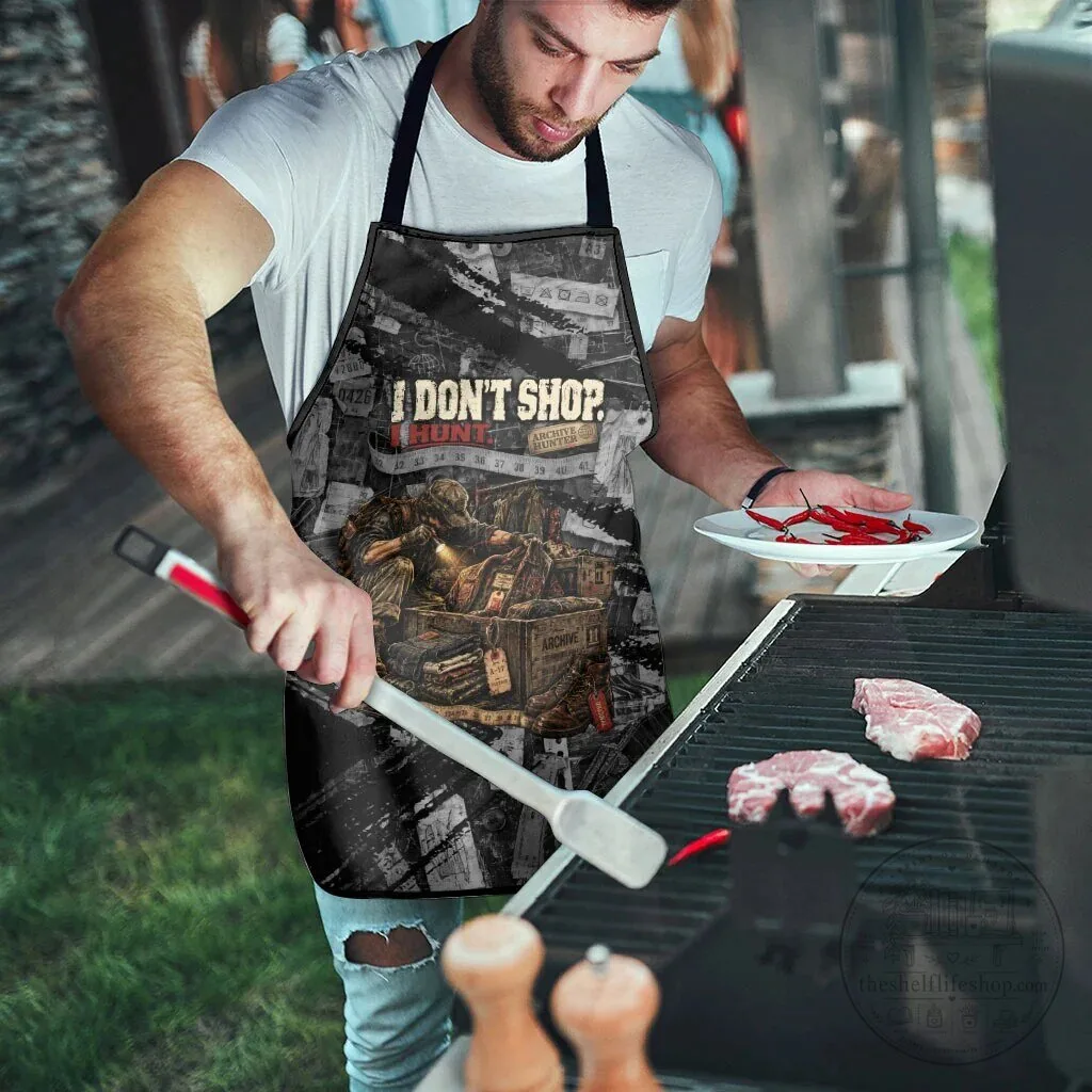 Archive Hunter I Don't Shop I Hunt Vintage Streetwear Grunge Collage Apron 15 Archive Hunter I Don