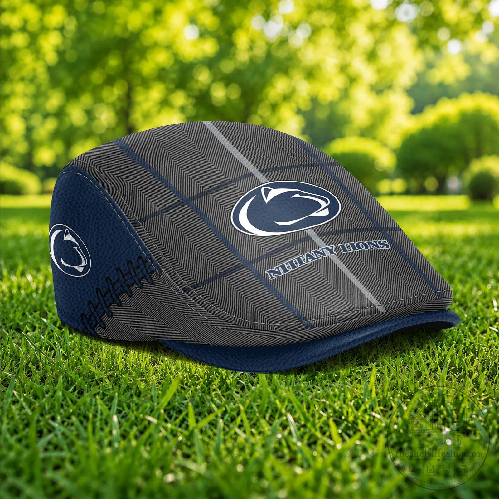 Penn State Nittany Lions NCAA Tartan Plaid Flat Cap Hat 9 Penn State Nittany Lions NCAA Tartan Plaid Flat Cap Hat