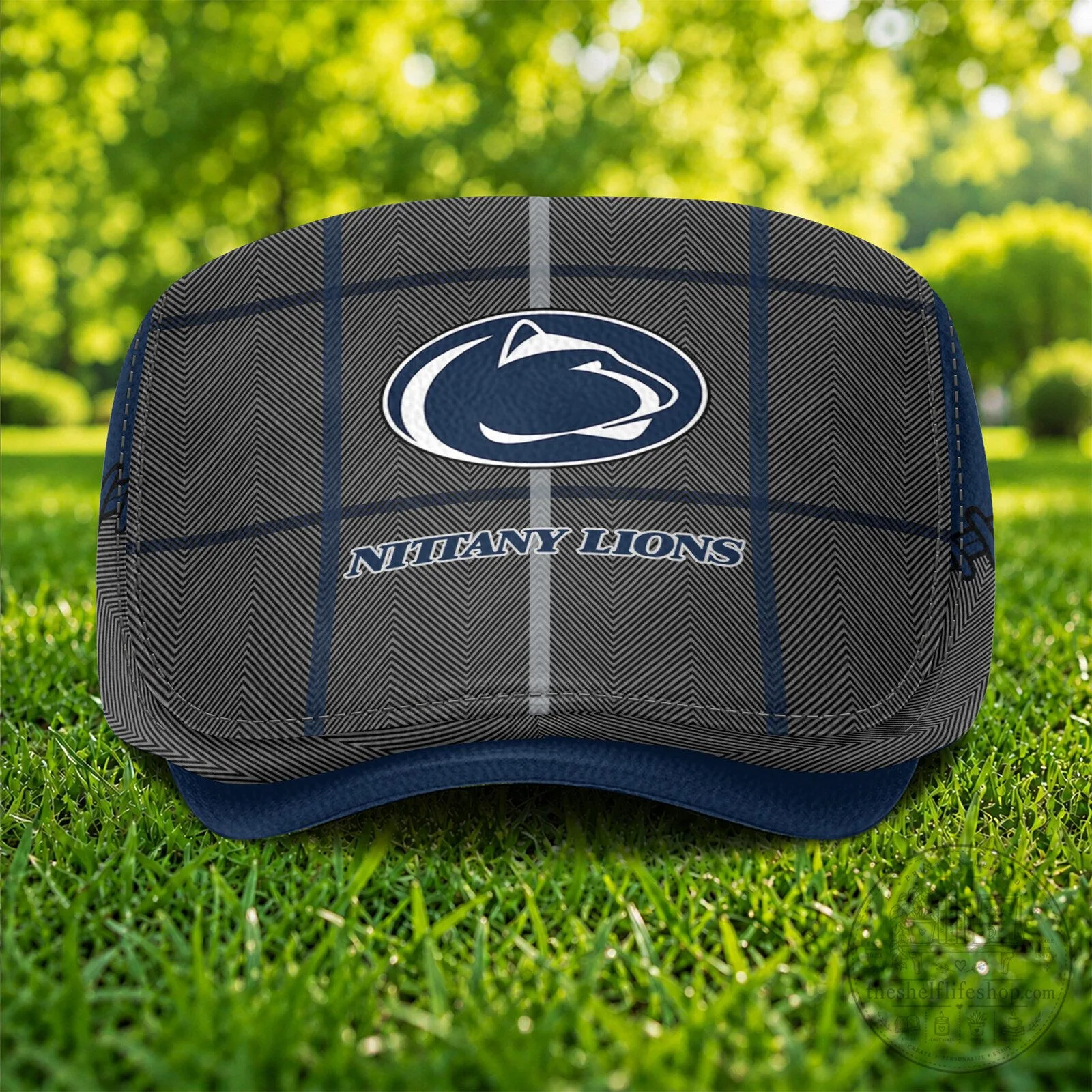 Penn State Nittany Lions NCAA Tartan Plaid Flat Cap Hat 10 Penn State Nittany Lions NCAA Tartan Plaid Flat Cap Hat