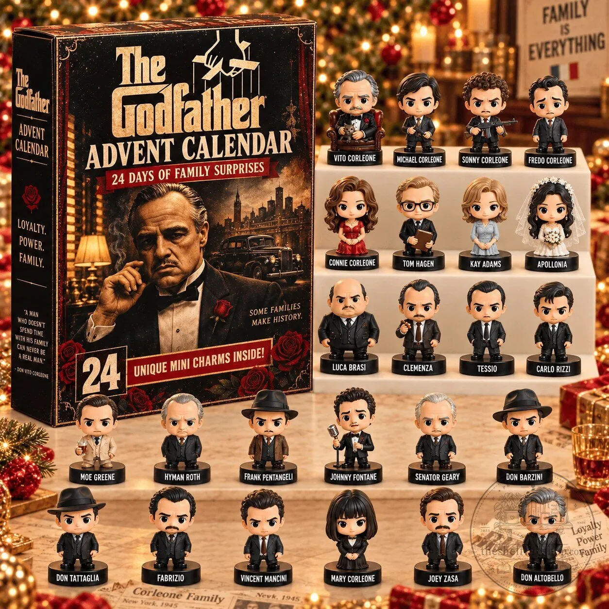 The Godfather Movie 24 Days of Surprises Advent Calendar with Mini Charms