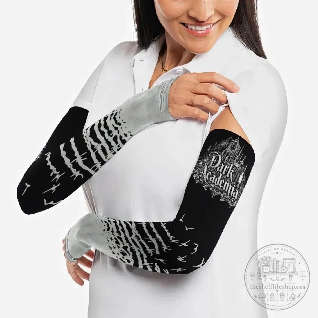 Dark Academia Raven Gothic Literature Vintage Bookish Aesthetic Arm Sleeves 11 Dark Academia Raven Gothic Literature Vintage Bookish Aesthetic Arm Sleeves