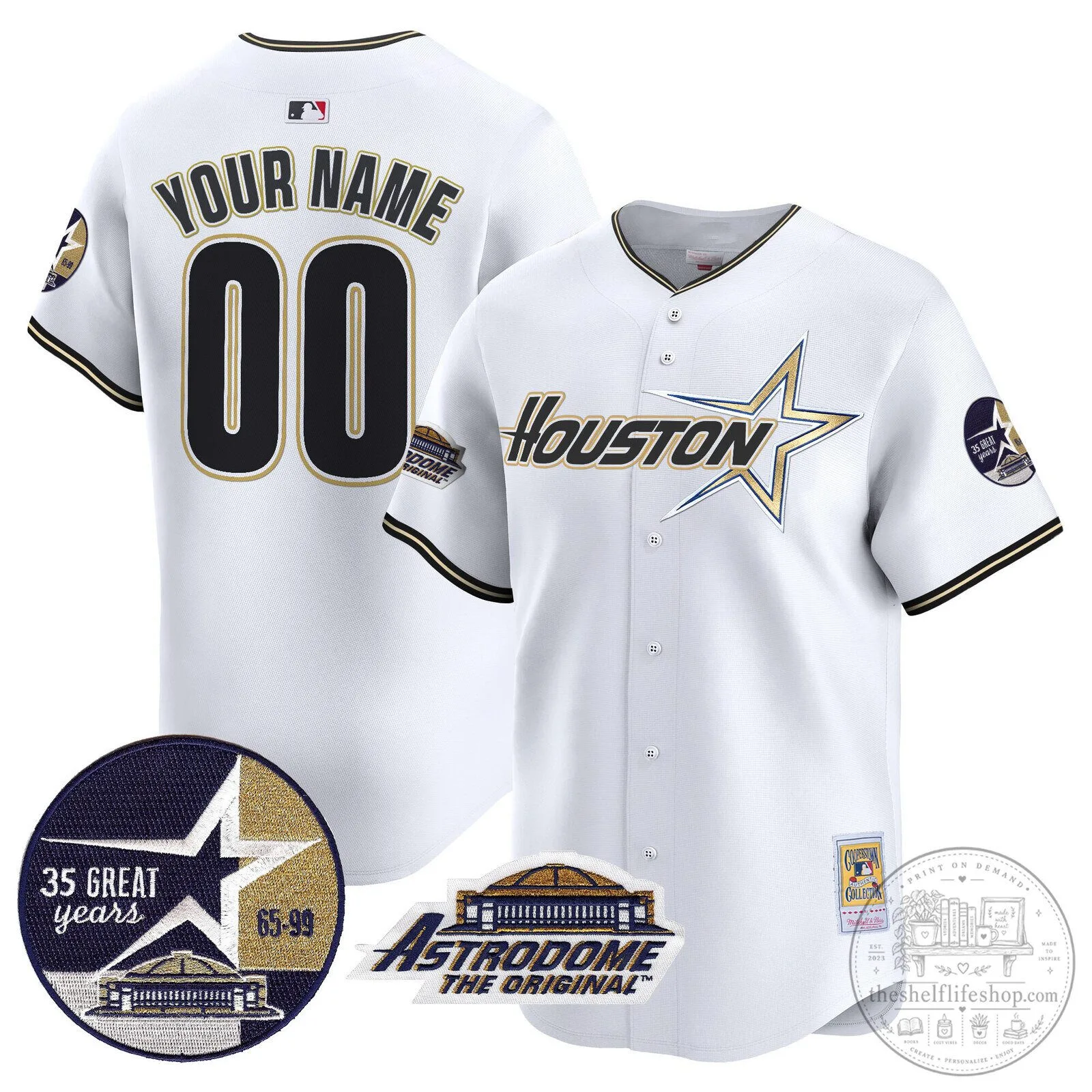Houston Astros 1999 Throwback Astrodome Black Gold Baseball Jersey 13 Houston Astros 1999 Throwback Astrodome Black Gold Baseball Jersey