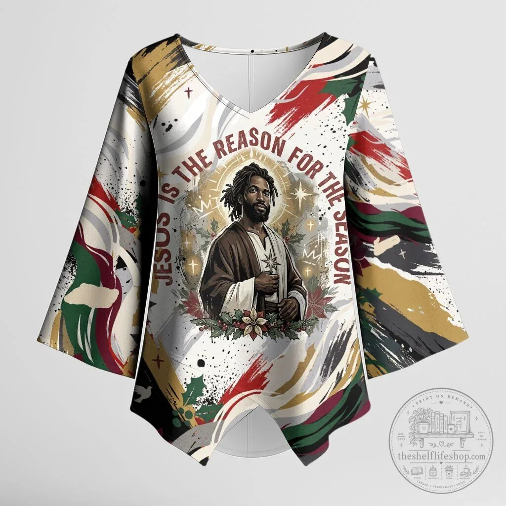 Jesus Is The Reason For The Season Christmas Religious Christian Blouse 1 Jesus Is The Reason For The Season Christmas Religious Christian Blouse