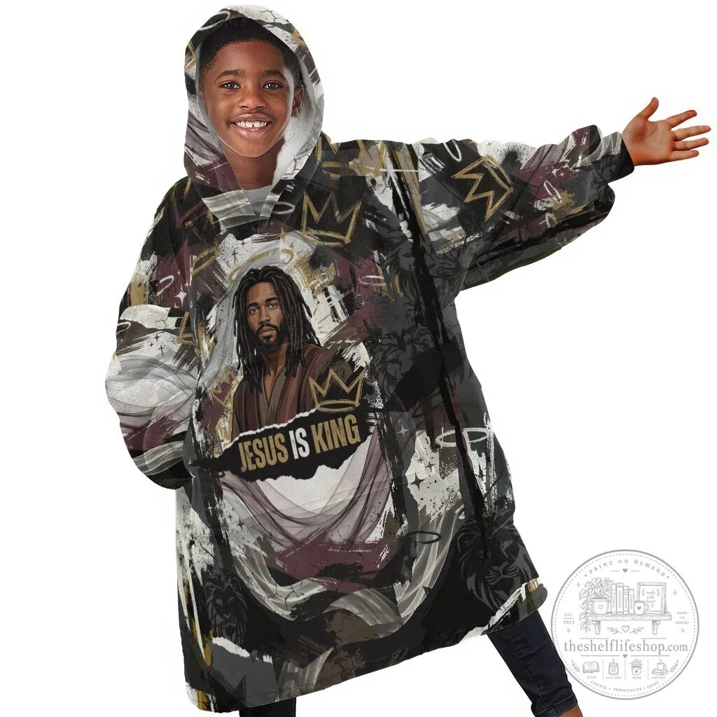 Jesus Is King Lion Of Judah Christian Faith Wearable Blanket Hoodie 9 Jesus Is King Lion Of Judah Christian Faith Wearable Blanket Hoodie