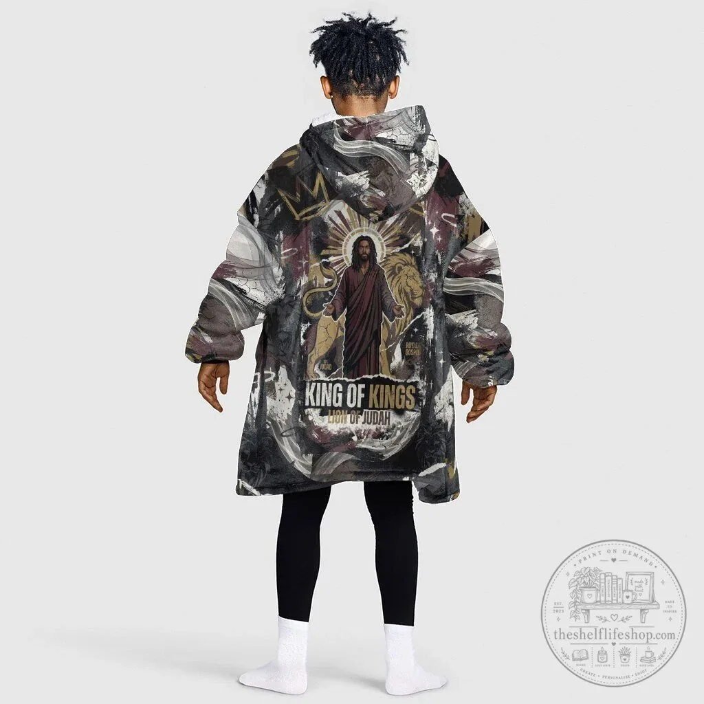 Jesus Is King Lion Of Judah Christian Faith Wearable Blanket Hoodie 10 Jesus Is King Lion Of Judah Christian Faith Wearable Blanket Hoodie