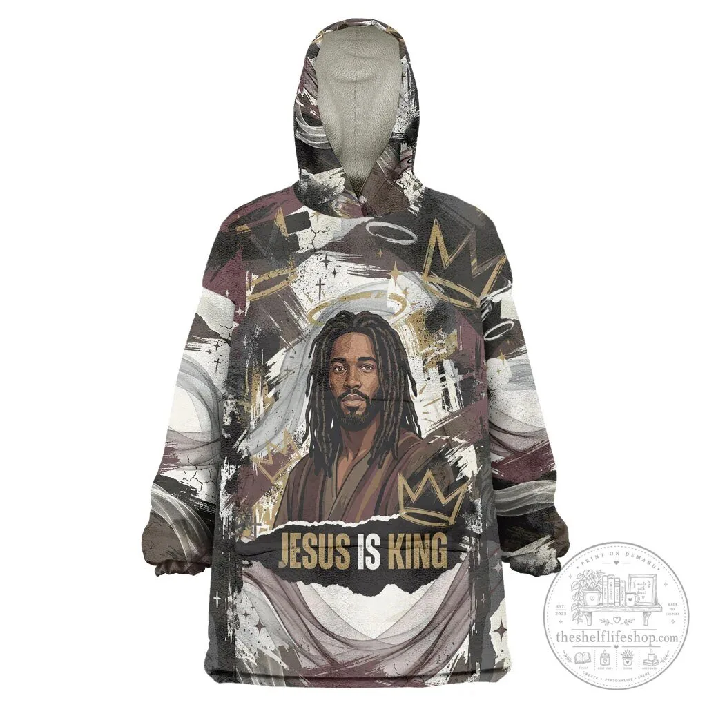 Jesus Is King Lion Of Judah Christian Faith Wearable Blanket Hoodie 12 Jesus Is King Lion Of Judah Christian Faith Wearable Blanket Hoodie