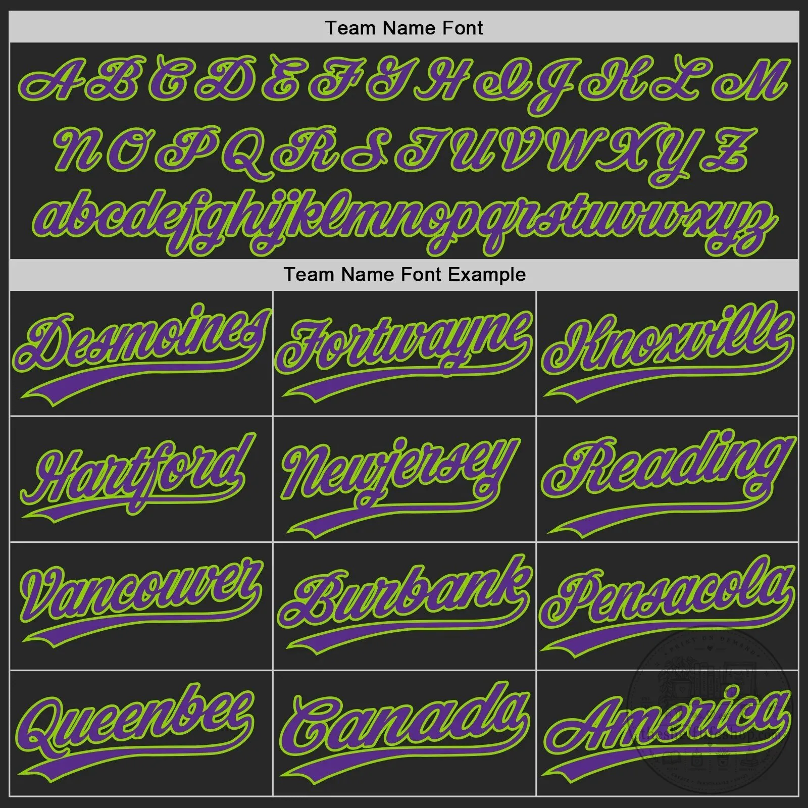 Custom Black Purple Neon Green Baseball Jersey with Personalized Name and Number 12 Custom Black Purple Neon Green Baseball Jersey with Personalized Name and Number