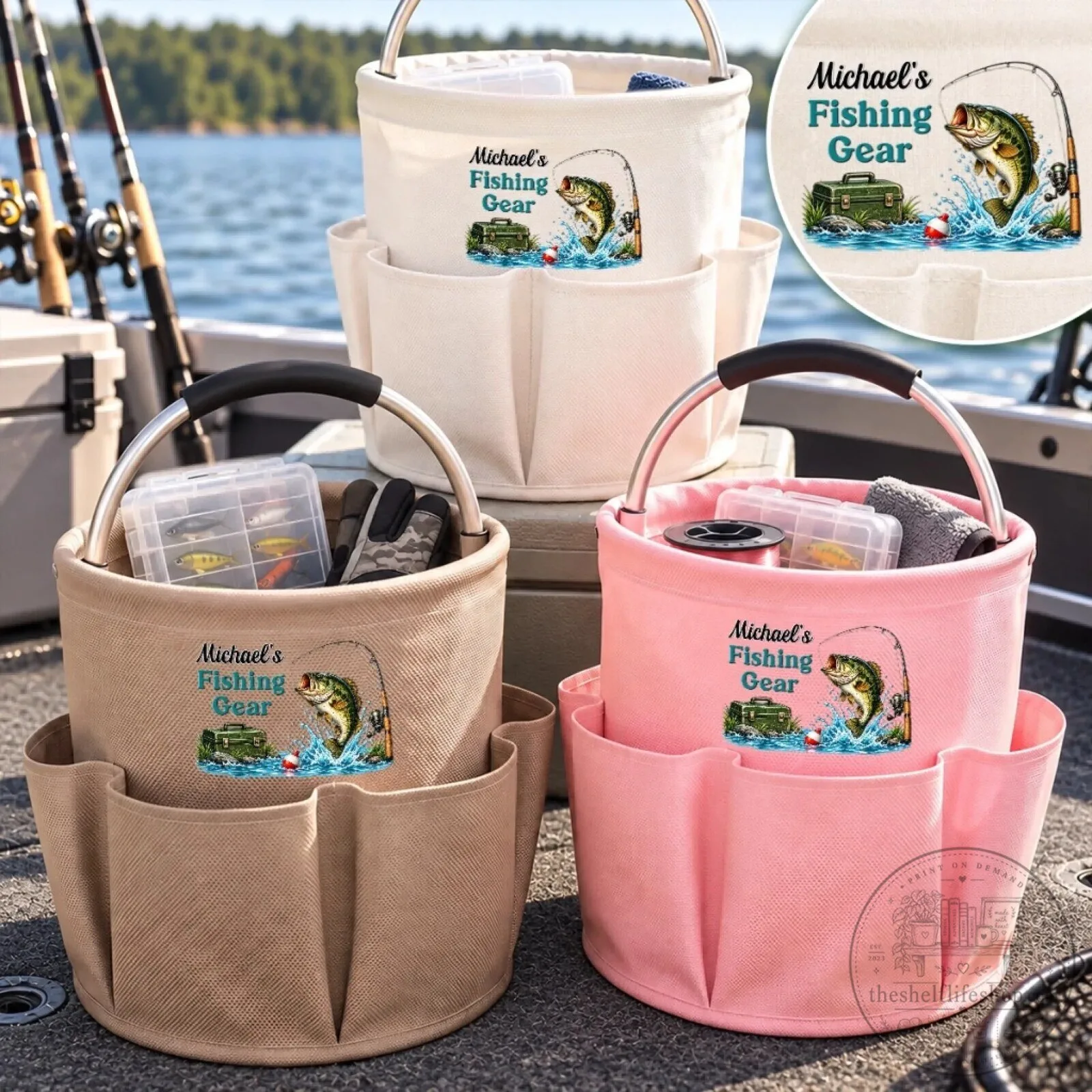 Personalized Fishing Gear Organizer Bag for Anglers 10 Personalized Fishing Gear Organizer Bag for Anglers