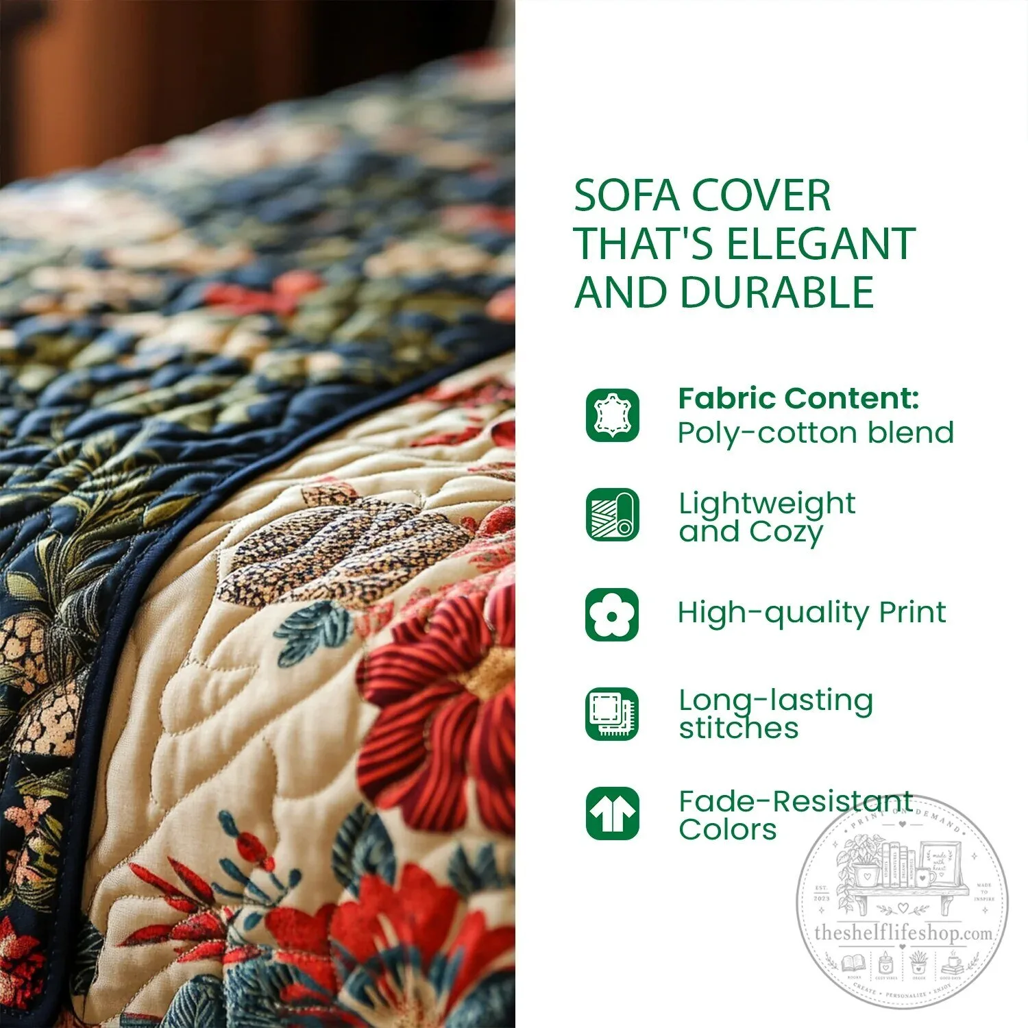 Christmas Tree Bow Bloom Quilted Sofa Cover Protector Slipcover 10 Christmas Tree Bow Bloom Quilted Sofa Cover Protector Slipcover