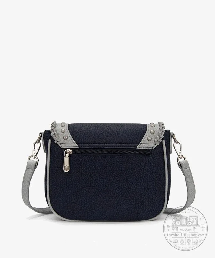 Dallas Cowboys Studded Fringe Flap Crossbody Bag with Adjustable Strap 21 Dallas Cowboys Studded Fringe Flap Crossbody Bag with Adjustable Strap