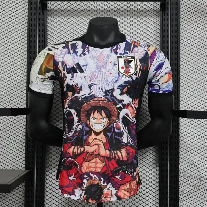 Anime Soccer Jersey featuring Gear 5 Monkey D. Luffy from One Piece 1 Anime Soccer Jersey featuring Gear 5 Monkey D. Luffy from One Piece
