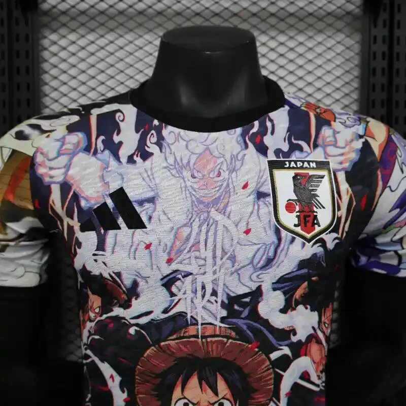 Anime Soccer Jersey featuring Gear 5 Monkey D. Luffy from One Piece 17 Anime Soccer Jersey featuring Gear 5 Monkey D. Luffy from One Piece