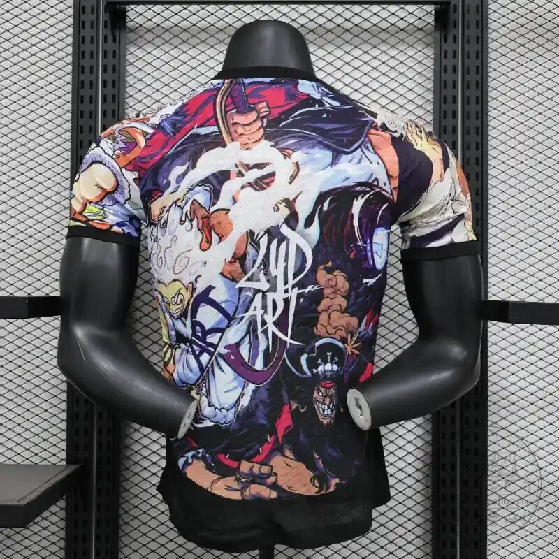 Anime Soccer Jersey featuring Gear 5 Monkey D. Luffy from One Piece 23 Anime Soccer Jersey featuring Gear 5 Monkey D. Luffy from One Piece