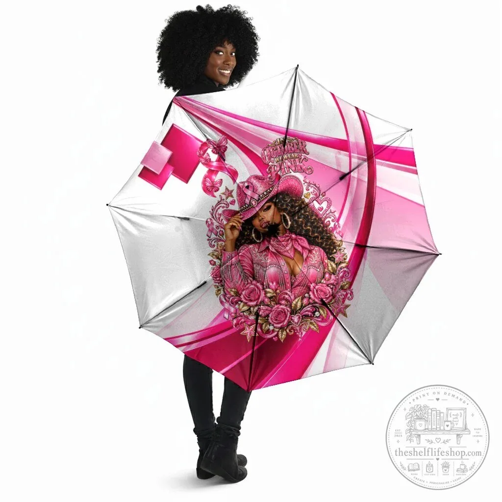 Western Wear Cowgirl Breast Cancer Awareness Pink Ribbon Umbrella 7 Western Wear Cowgirl Breast Cancer Awareness Pink Ribbon Umbrella