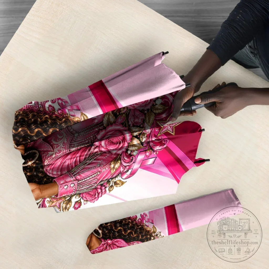 Western Wear Cowgirl Breast Cancer Awareness Pink Ribbon Umbrella 8 Western Wear Cowgirl Breast Cancer Awareness Pink Ribbon Umbrella