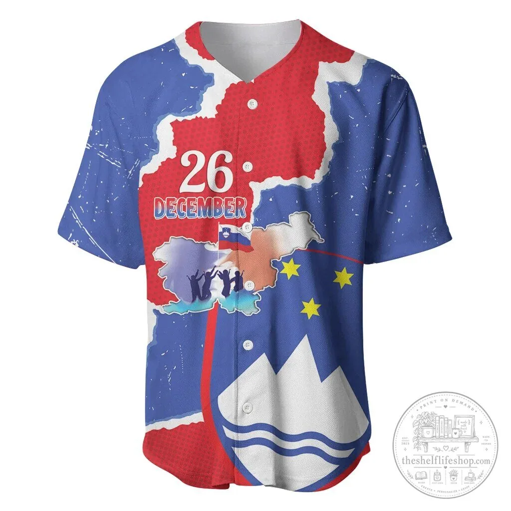 Slovenia Independence Day Grunge Style Baseball Jersey 31 Slovenia Independence Day Grunge Style Baseball Jersey
