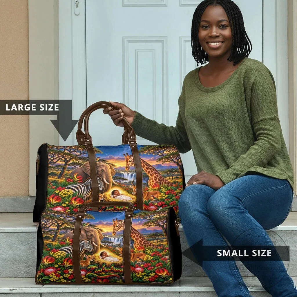 Zimbabwe Christmas Holy Family African Safari Wildlife Travel Bag 12 Zimbabwe Christmas Holy Family African Safari Wildlife Travel Bag