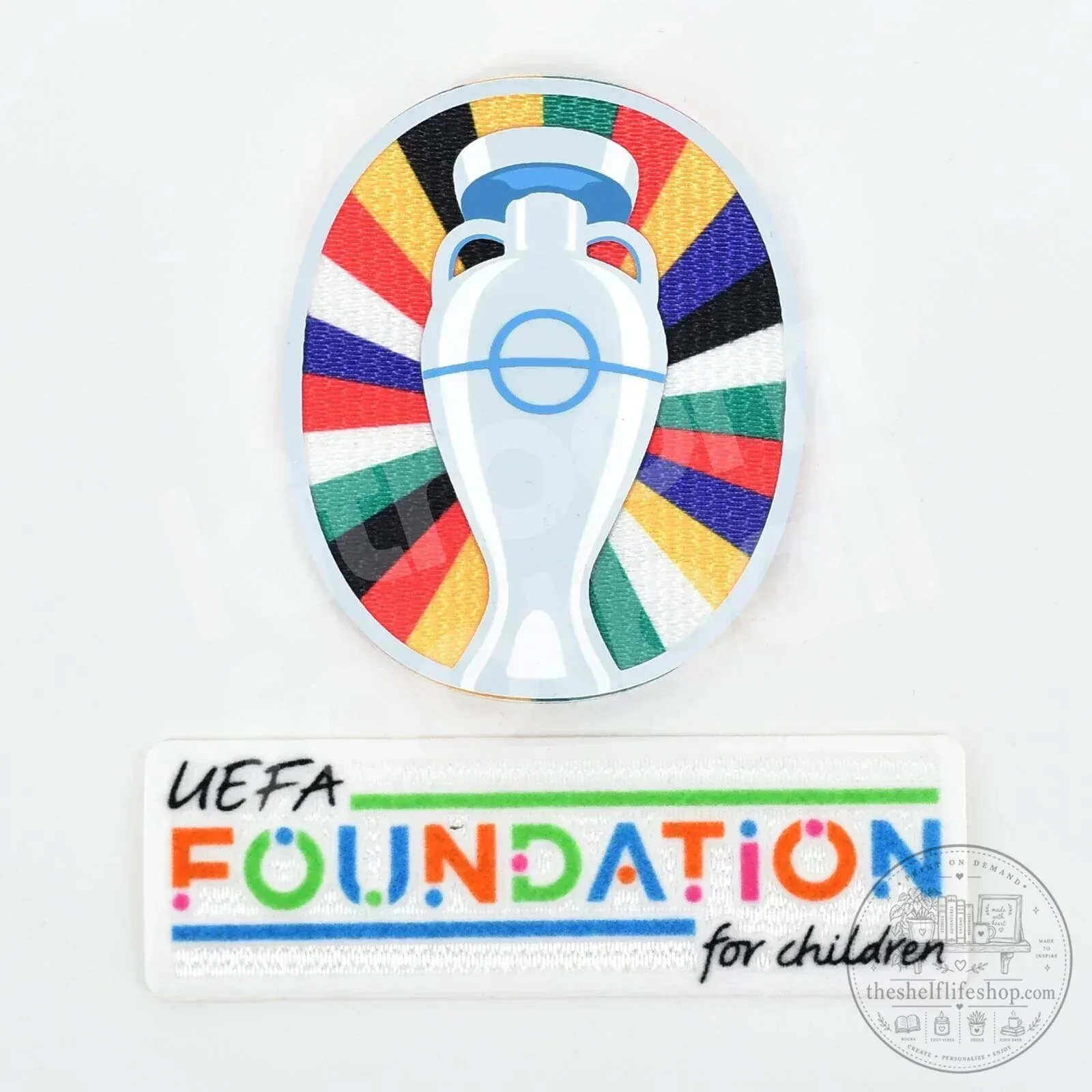 UEFA Euro 2024 Championship Football Tournament Patch Embroidered Iron-On Badge