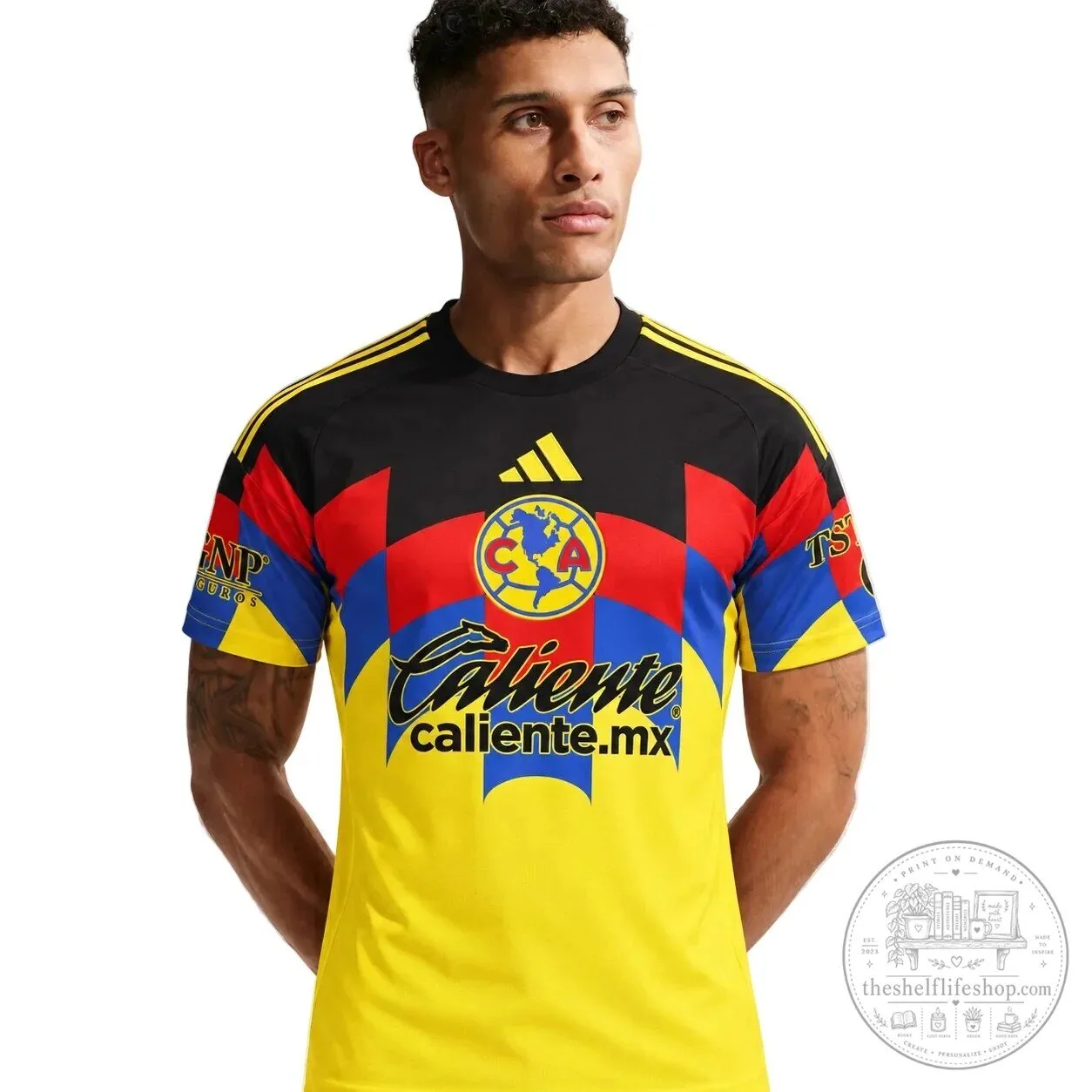 Club America 2025-2026 Home Soccer Football Jersey for Men